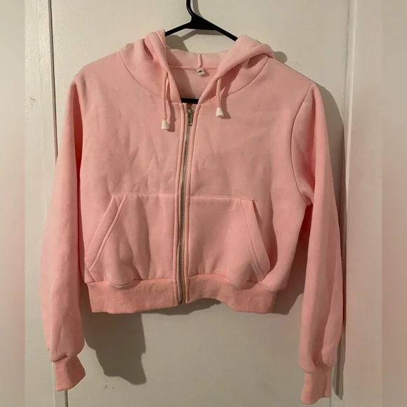 light pink cropped jacket - Picture 2 of 3